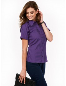 Uneek UC712 Ladies Poplin Half Sleeve Shirt 